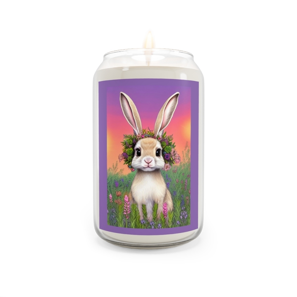 Wildlife & Whimsy Bunny Series - 'Bliss' - Scented Candle, 13.75oz